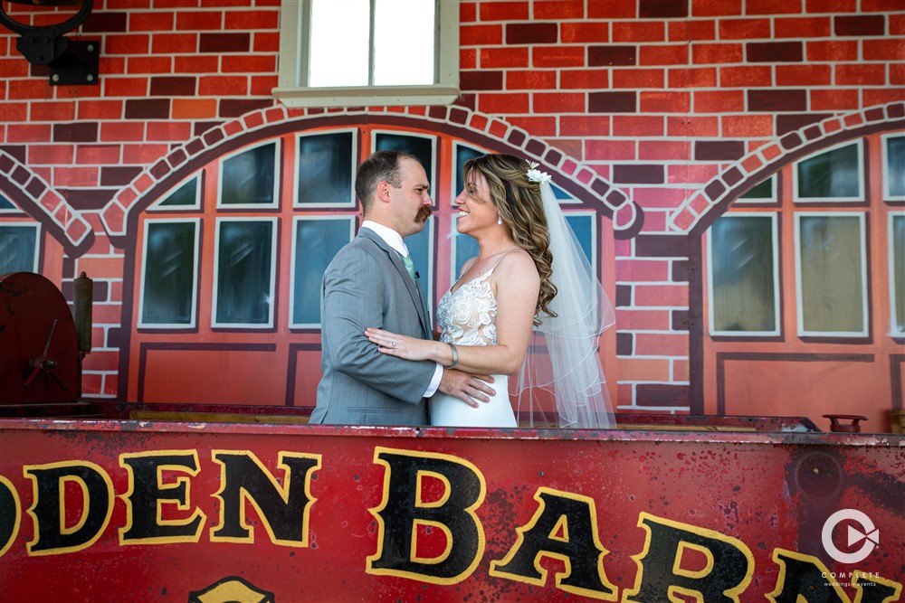 Hidden Barn Venue Couple Portrait