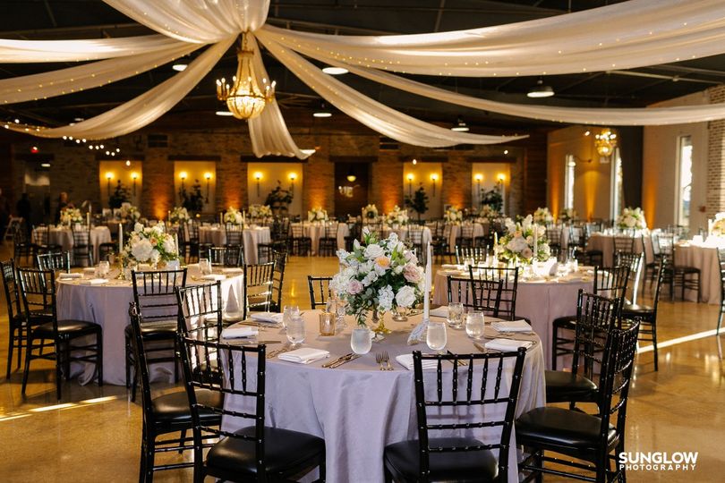 Venue 650 Wedding Reception Setup