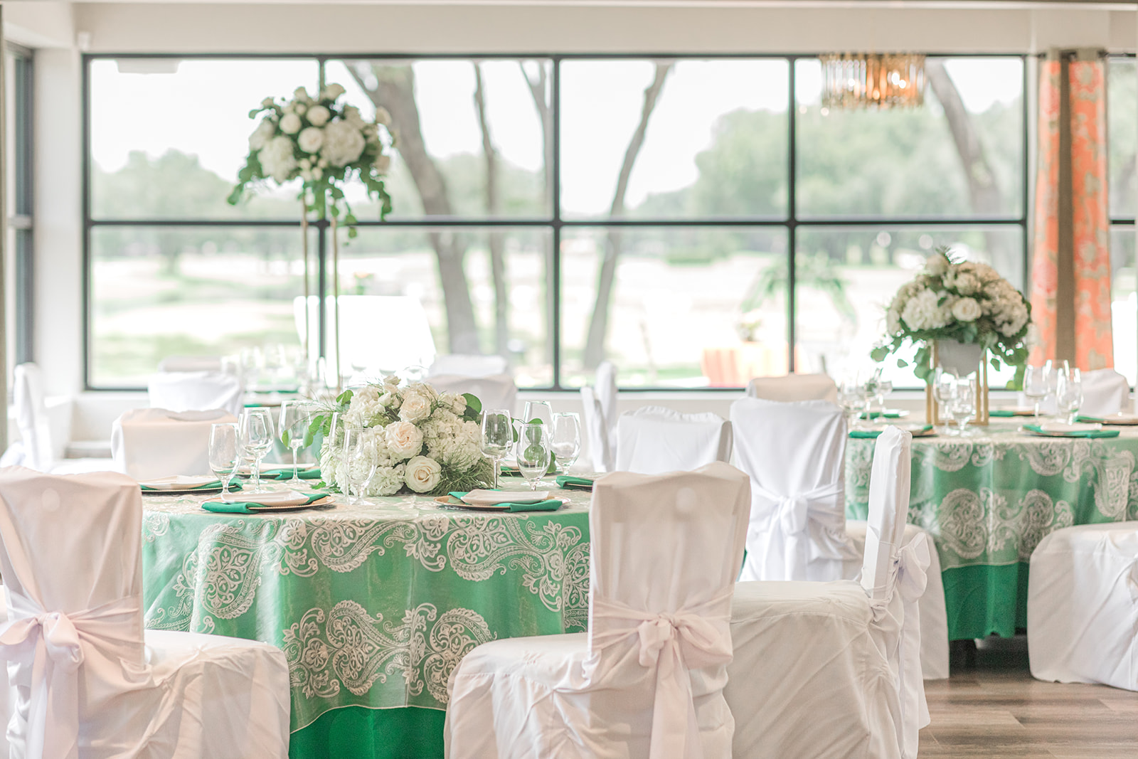 Reception Setup at Orange Tree Golf Club