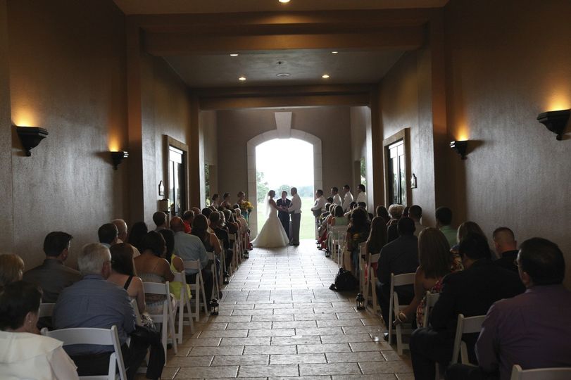 Indoor Ceremony at Falcon's Fire