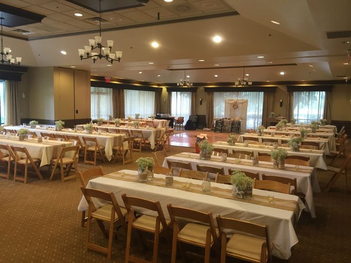 Reception hall at Falcon's Fire