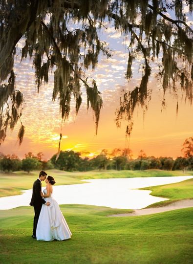 Sunset at Golden Ocala wedding venue