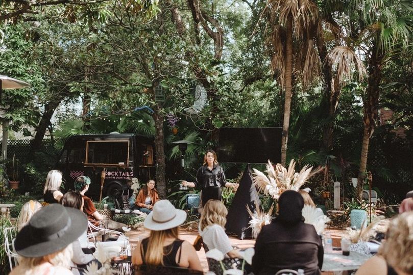 The Wellbon House trees in the background beautiful Orlando venue